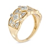 Thumbnail Image 2 of 1/2 CT. T.W. Princess-Cut Quad Diamond Vintage-Style Band in 10K Gold