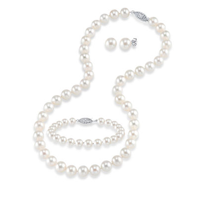 P5233 15row 13mm black rice pearl black leather necklace & bracelet 