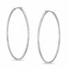 Thumbnail Image 0 of 45mm Sterling Silver Thin Hoop Earrings