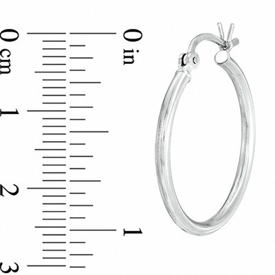 20 mm silver hoops Chunky hoops ENSB Everyday ear hoops Silver ear hoops Flat hoops Silver jewelry Minimalist hoops