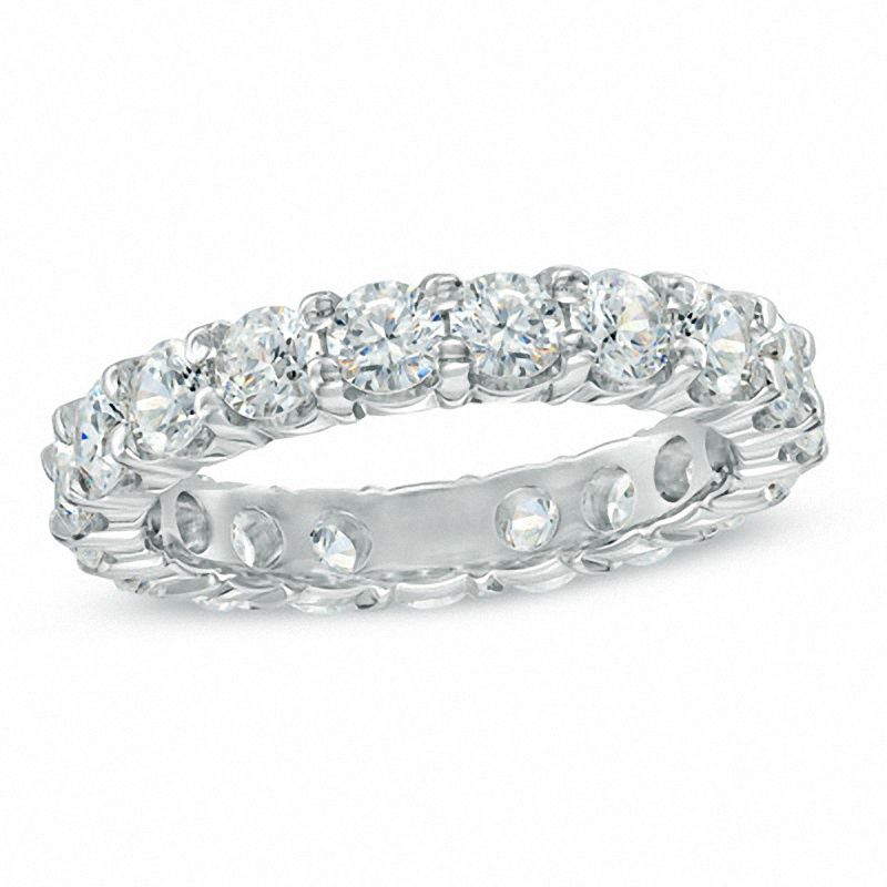 3 CT. T.W. Diamond 3.5mm Eternity Band in 14K White Gold
