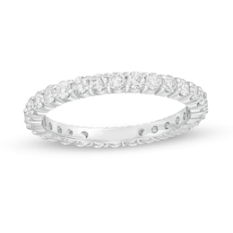 3/4 CT. T.W. Diamond Eternity Wedding Band in 14K White Gold