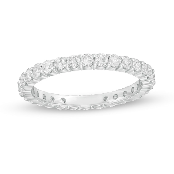 3/4 CT. T.w. Diamond Eternity Wedding Band in 14K White Gold