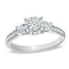 Thumbnail Image 0 of 5/8 CT. T.W. Diamond Frame Engagement Ring in 14K White Gold