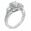 Thumbnail Image 1 of Vera Wang Love Collection 1-1/2 CT. T.W. Oval Diamond Three Stone Engagement Ring in 14K White Gold