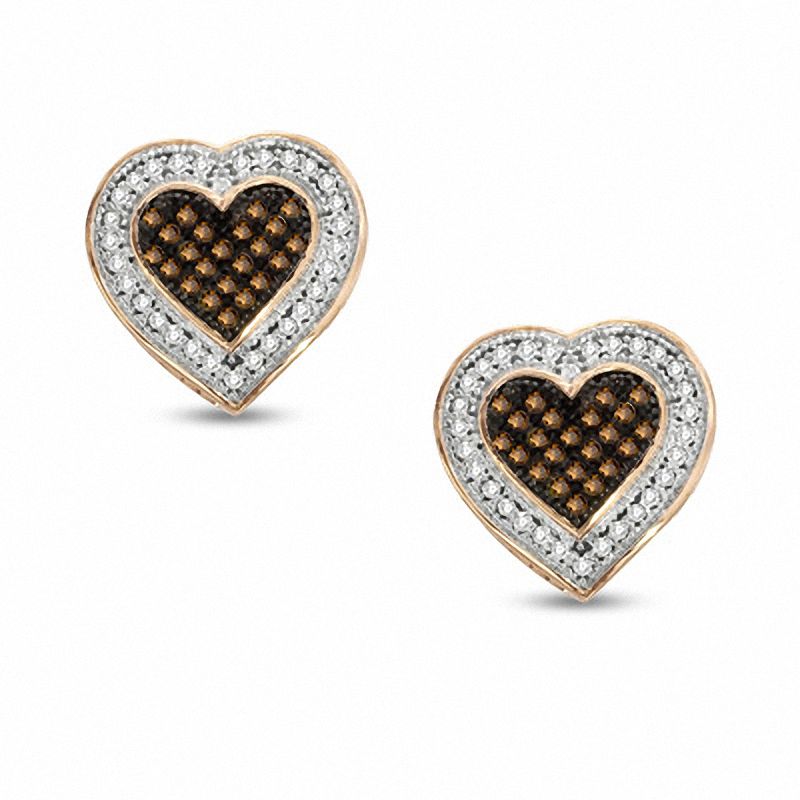 Regal heart stud earrings hotsell