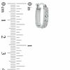 Thumbnail Image 2 of Diamond Fascination™ U-Huggie Hoop Earrings in Sterling Silver with Platinum Plating