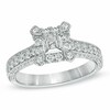 Thumbnail Image 1 of 1-1/2 CT. T.W. Certified Princess-Cut Diamond Engagement Ring in 14K White Gold (I/I1)