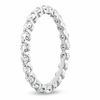Thumbnail Image 2 of 1 CT. T.W. Diamond Eternity Wedding Band in 14K White Gold