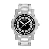 Thumbnail Image 1 of Men's Bulova Crystal Accent Watch with Black Dial (Model: 96B176)