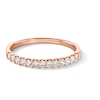 Thumbnail Image 1 of 1/4 CT. T.W. Diamond Band in 14K Rose Gold