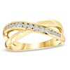 Thumbnail Image 1 of 1/4 CT. T.W. Diamond "X" Band in 10K Gold