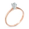 Thumbnail Image 2 of 1/3 CT. Diamond Solitaire Engagement Ring in 14K Rose Gold