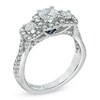 Thumbnail Image 2 of Vera Wang Love Collection 1 CT. T.W. Diamond Three Stone Twist Shank Engagement Ring in 14K White Gold
