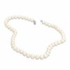 Thumbnail Image 1 of 8.0 - 9.0mm Cultured Freshwater Pearl Strand Necklace and Earrings Set in Sterling Silver