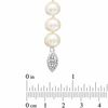 Thumbnail Image 3 of 8.0-9.0mm Freshwater Cultured Pearl Strand Necklace and Earrings Set in Sterling Silver