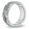 Thumbnail Image 1 of Triton Men's 8.0mm Comfort Fit White Tungsten Wedding Band