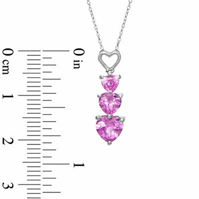 Details about  / 4 Ct Heart Shaped Pink Sapphire Necklace Women Jewelry Gift Free Shipping