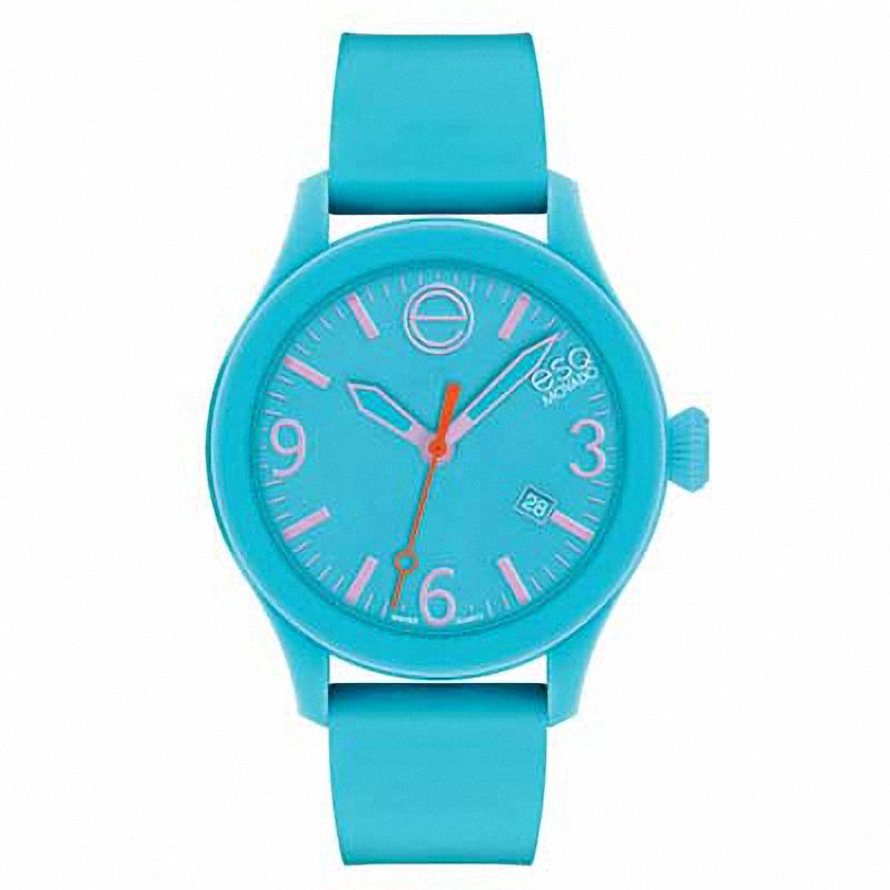 Main Image 1 of ESQ One Strap Watch with Turquoise Dial (Model: 07301439)