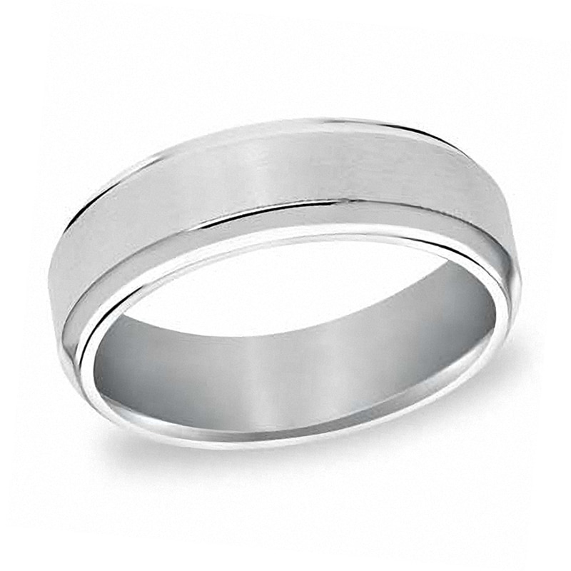 Triton Men's 7.0mm Wedding Stainless Steel Band