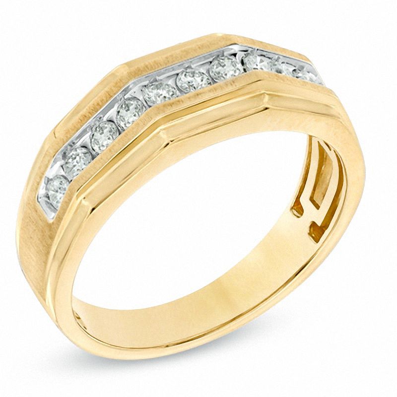 Main Image 2 of 1/2 CT. T.W. Diamond Ring in 10K Gold