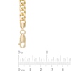 Thumbnail Image 2 of Men's 5.8mm Cuban Curb Chain Bracelet in 10K Gold - 8.5"