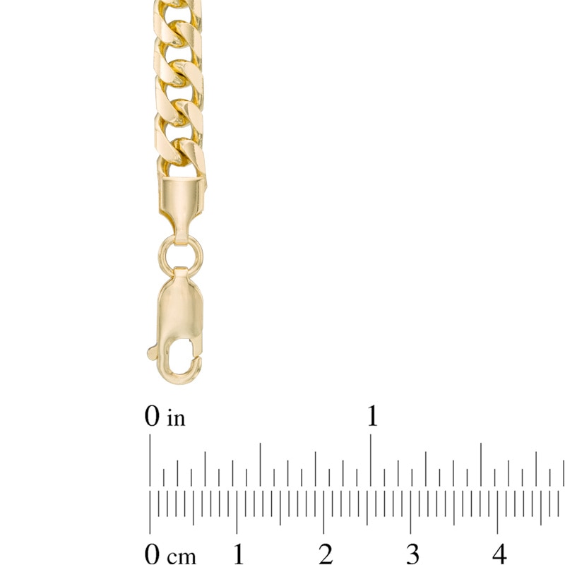 Main Image 2 of Men's 5.8mm Cuban Curb Chain Bracelet in 10K Gold - 8.5"