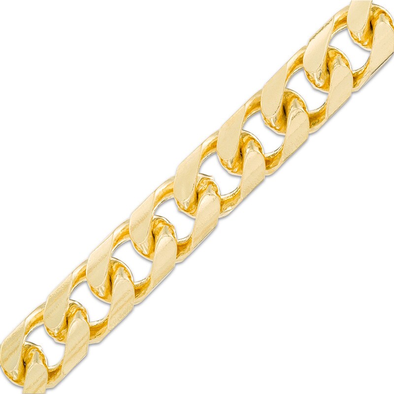 Main Image 1 of 6.7mm Cuban Curb Chain Bracelet in 10K Gold - 8.5"