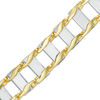 Thumbnail Image 1 of Men's Railroad Bracelet in 14K Two-Tone Gold