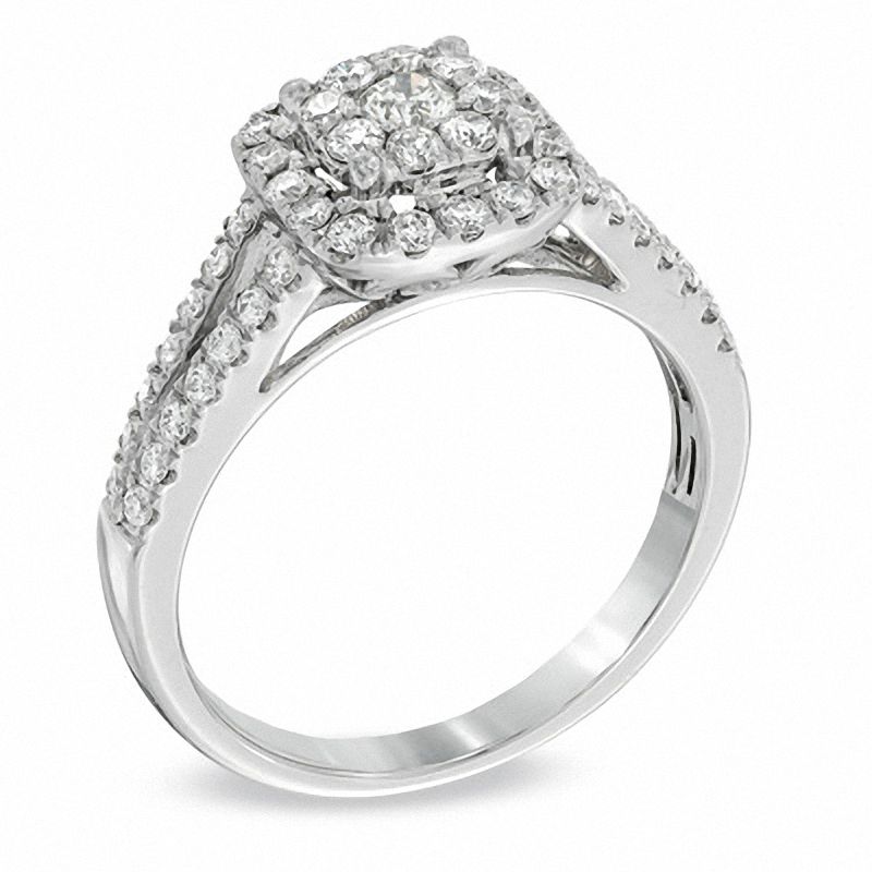 Diamond cluster on sale ring zales
