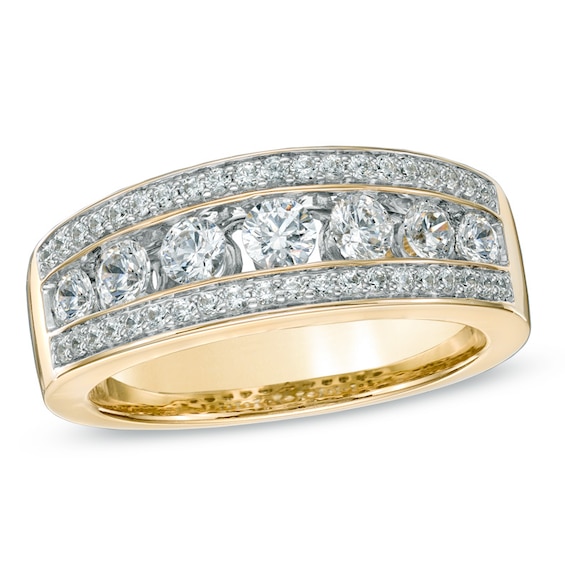 1 CT. T.w. Diamond Seven Stone Band in 14K Gold