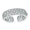 Thumbnail Image 1 of Lab-Created White Sapphire Cuff Bracelet in Sterling