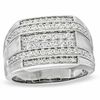 Thumbnail Image 1 of Men's 1 CT. T.W. Diamond Ring in 10K White Gold