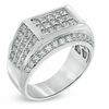 Thumbnail Image 2 of 1 CT. T.W. Square-Cut Diamond Ring in 10K White Gold