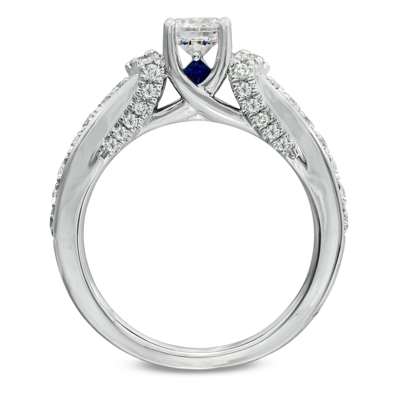 Main Image 3 of Vera Wang Love Collection 1 CT. T.W. Diamond Engagement Ring in 14K White Gold