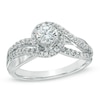 Thumbnail Image 1 of 3/4 CT. T.W. Diamond Bypass Engagement Ring in 14K White Gold
