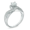Thumbnail Image 2 of 3/4 CT. T.W. Diamond Bypass Engagement Ring in 14K White Gold