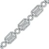 Thumbnail Image 1 of 2 CT. T.W. Diamond Art Deco Bracelet in 10K White Gold