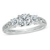 Thumbnail Image 1 of Vera Wang Love Collection 1-1/3 CT. T.W. Diamond Three Stone Engagement Ring in 14K White Gold