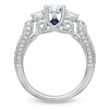 Thumbnail Image 3 of Vera Wang Love Collection 1-1/3 CT. T.W. Diamond Three Stone Engagement Ring in 14K White Gold