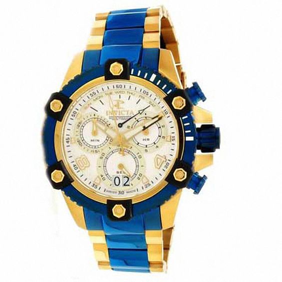 Mens Invicta Arsenal Chronograph Watch with White Dial (Model: 11182)