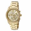 Thumbnail Image 1 of Ladies' Invicta Angel Crystal Accent Chronograph Gold-Tone Watch with Champagne Dial (Model: 11770)