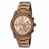 Thumbnail Image 1 of Ladies' Invicta Angel Crystal Accent Chronograph Brown Watch with Champagne Dial (Model: 11773)