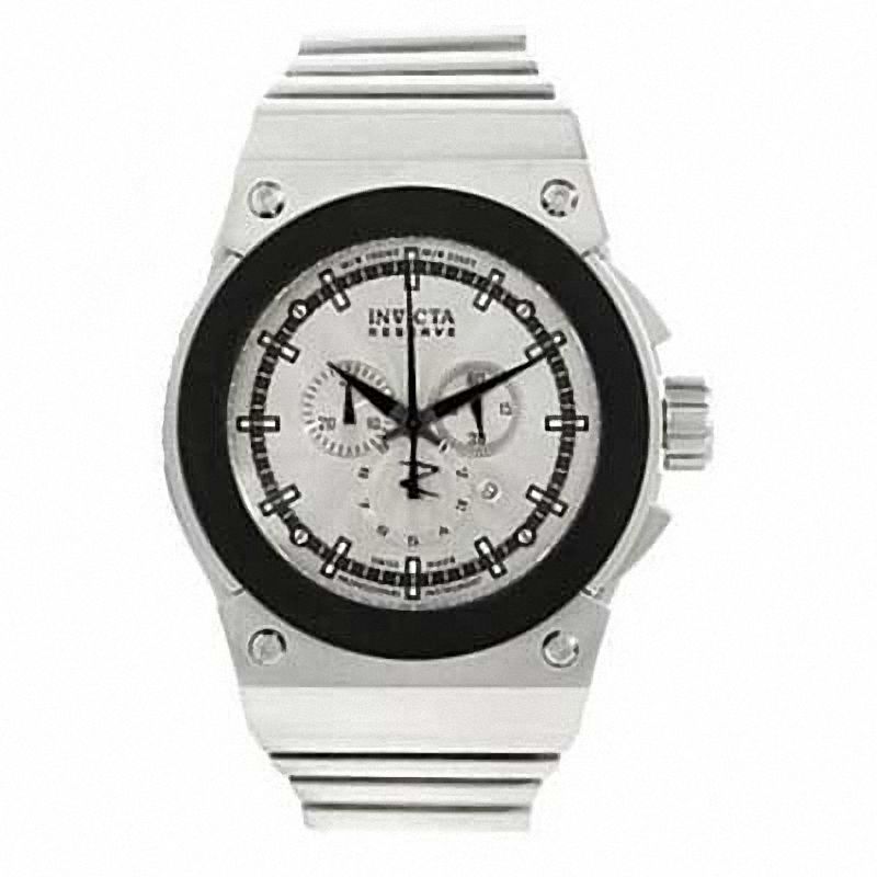Main Image 1 of Men's Invicta Akula Chronograph Two-Tone Watch with Silver-Tone Dial (Model: 11594)