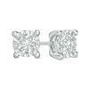 Thumbnail Image 0 of 1/2 CT. T.W. Diamond Miracle Solitaire Stud Earrings in 10K White Gold