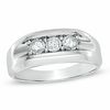 Thumbnail Image 1 of 1/4 CT. T.W. Diamond Three Stone Ring in 10K White Gold