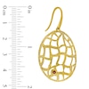 Thumbnail Image 2 of Piara™ Garnet Filigree Drop Earrings in Sterling Silver with 18K Gold Plate