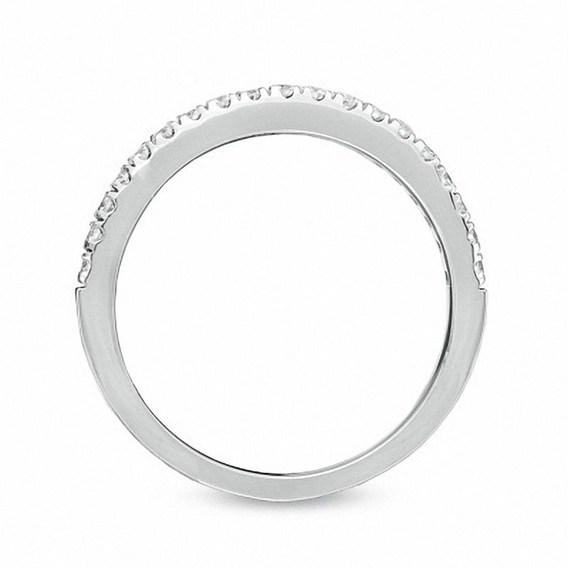 Main Image 4 of 2 CT. T.W. Certified Yellow Princess-Cut Diamond Frame Bridal Set in 18K White Gold (M/SI2)
