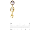 Thumbnail Image 3 of Piara™ Multi-Gemstone Bracelet in Sterling Silver with 18K Gold Plate
