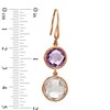 Thumbnail Image 2 of Piara™ Amethyst and Citrine Drop Earrings in Sterling Silver with 18K Gold Plate